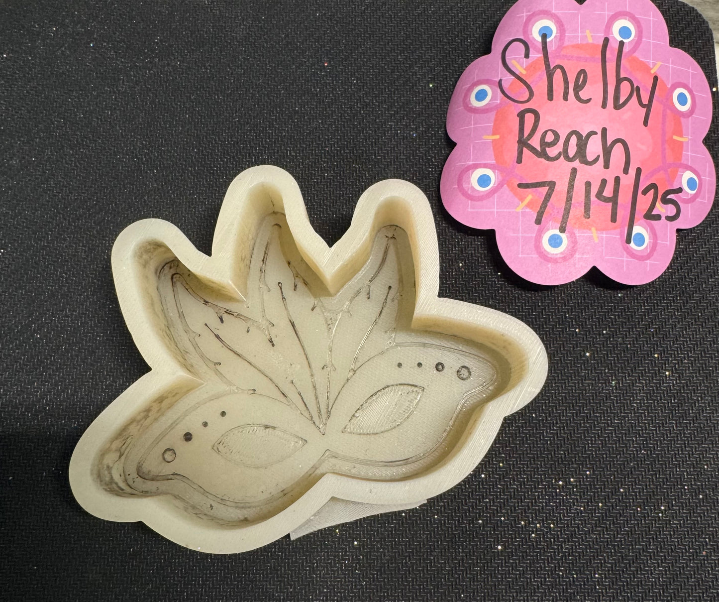 Mardi Gras Mask •B&A _ MOLD NOT A FRESHIE