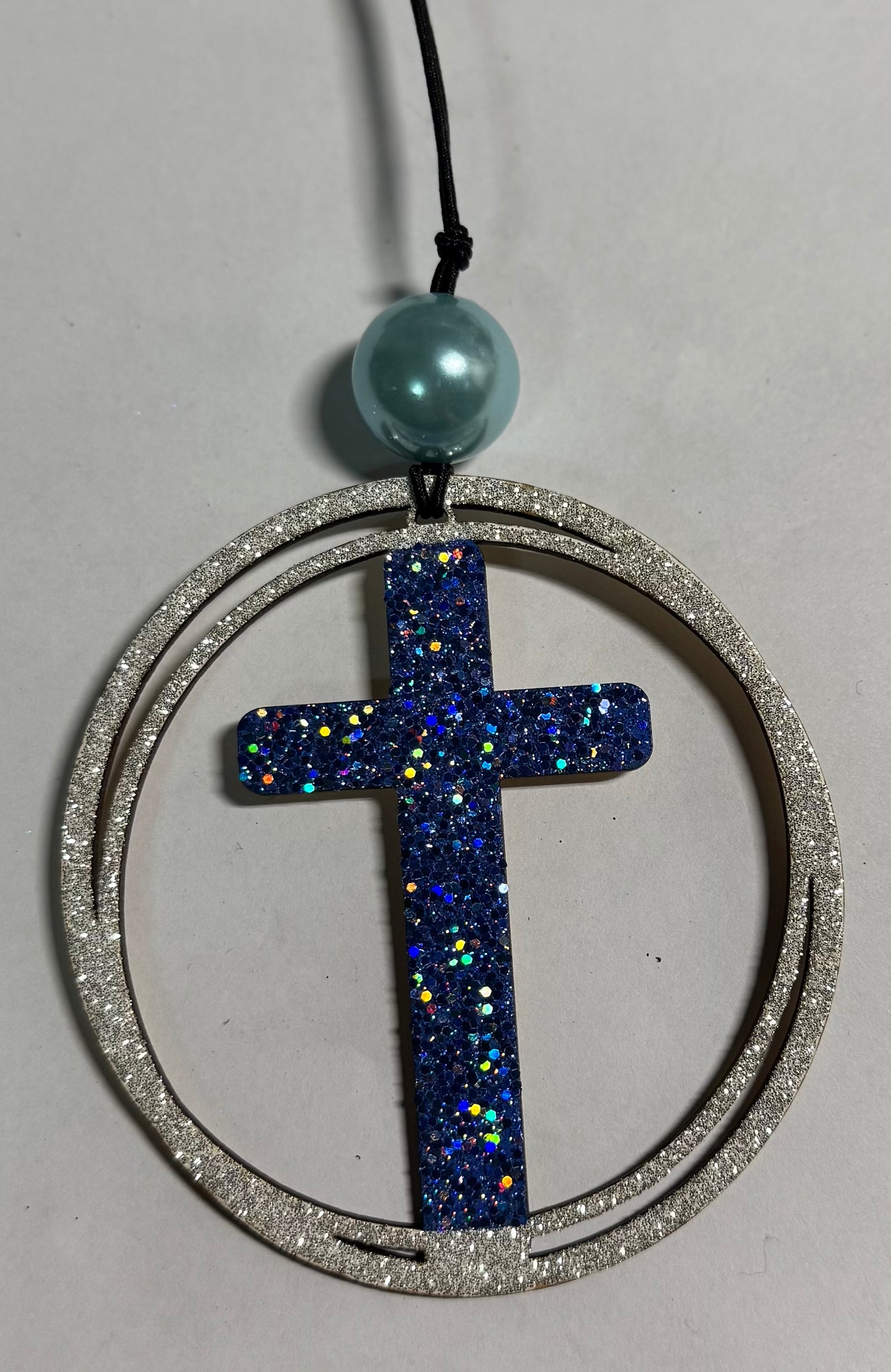 Cross Car Charm