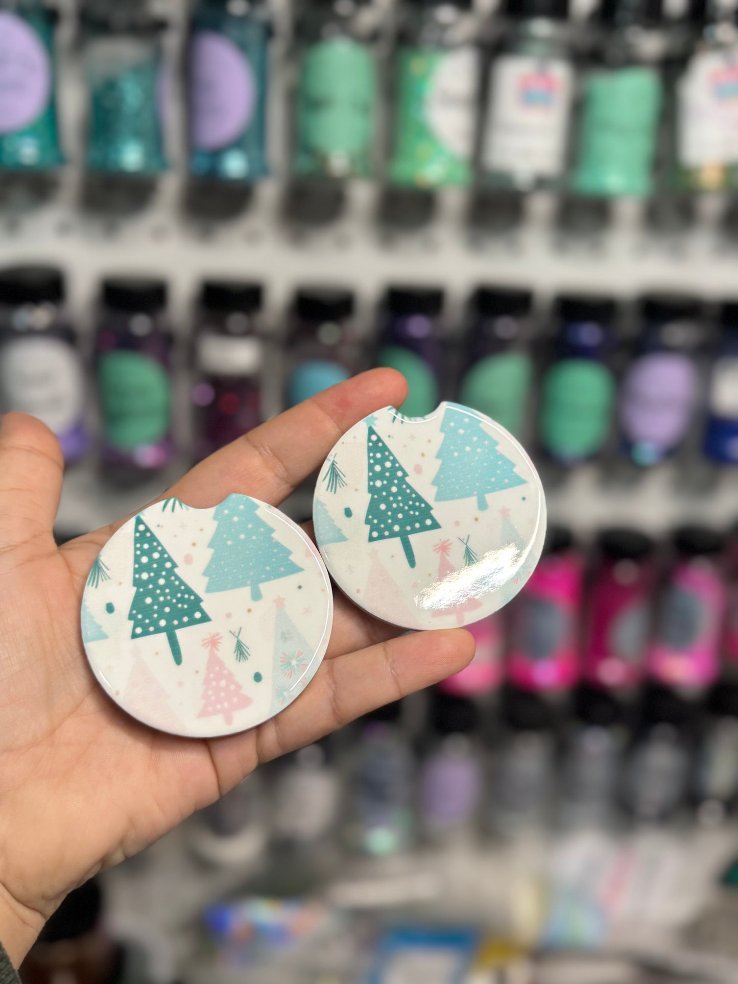 Custom Ceramic Car Coasters