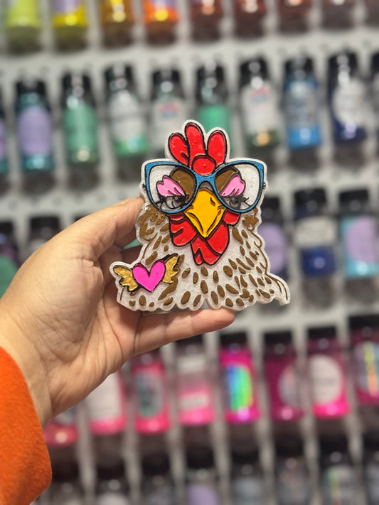 Chicken with Glasses