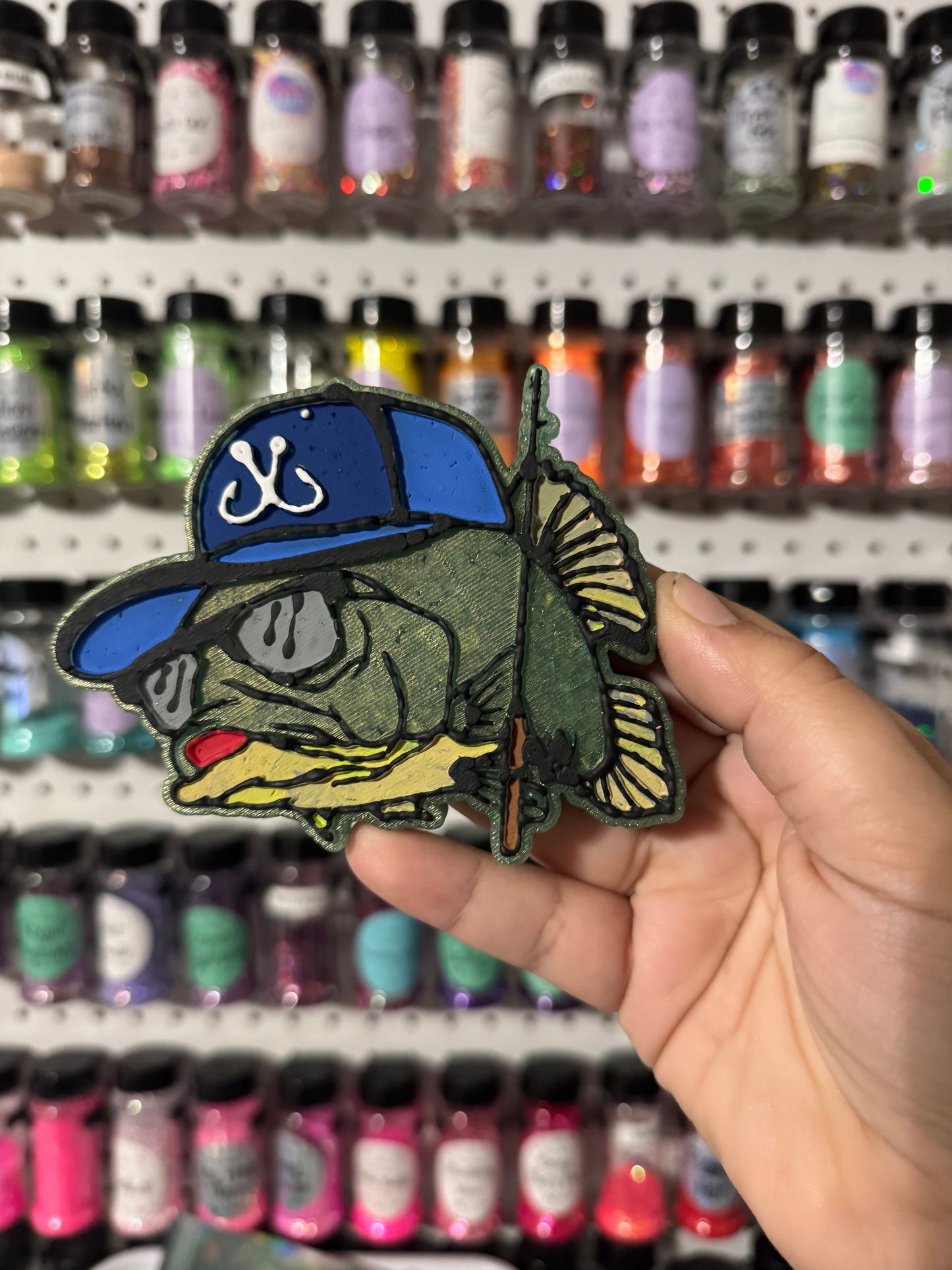 Bass with Hat Freshie • 3 Wisemen