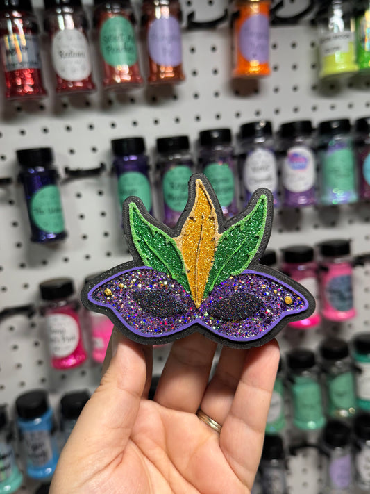 Mardi Gras Mask Freshie
