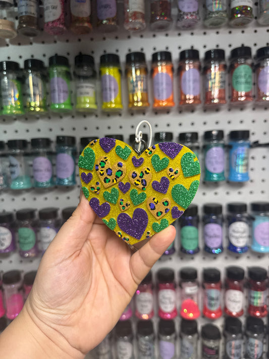 Mardi Gras Heart