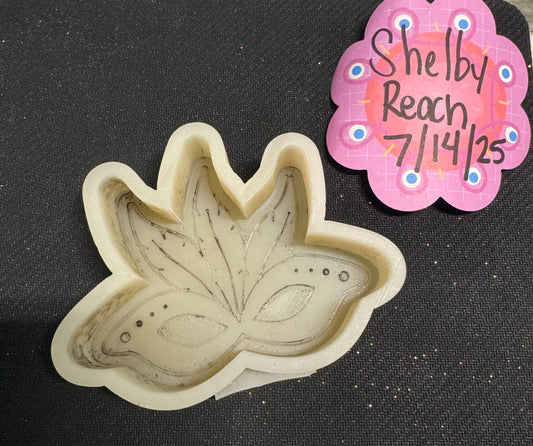 Mardi Gras Mask •B&A _ MOLD NOT A FRESHIE
