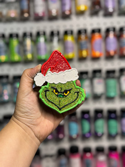 Green Guy w/ Santa Hat