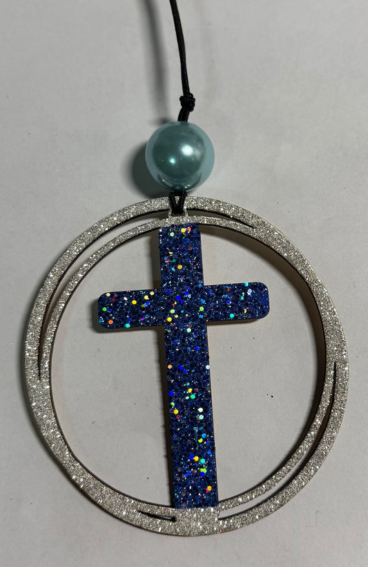 Cross Car Charm