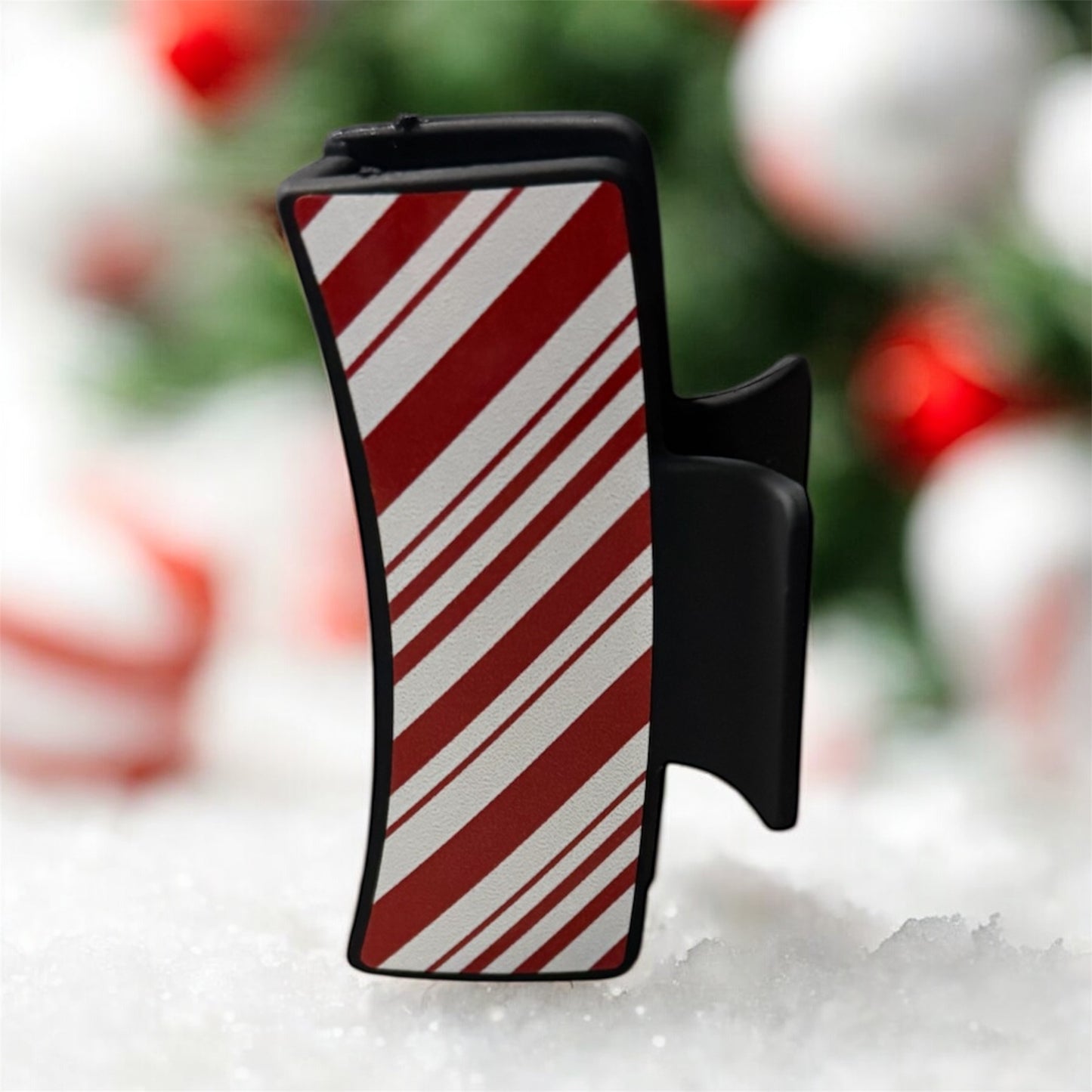 Candy Cane Hair Clip