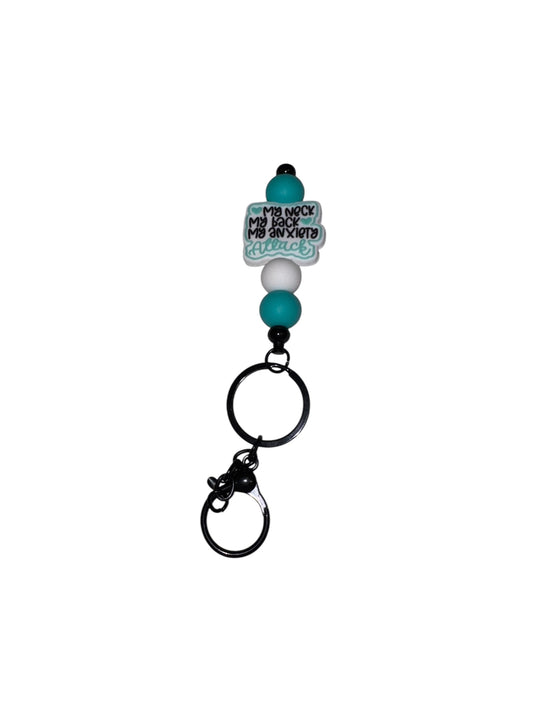 Neck back anxiety keychain